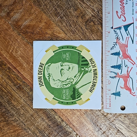 Vintage John Deere sticker 150 Years - Picture 1 of 4